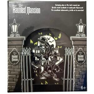 LE 2000 Disney's Haunted Mansion Hitchhiking Ghosts JUMBO glow in the dark pin
